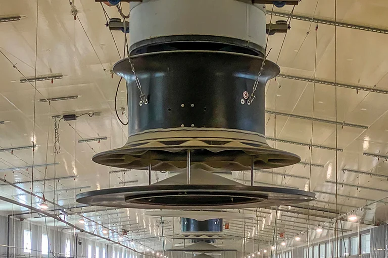 The Fumus fresh air chimney for fresh air, mixed air and recirculated air