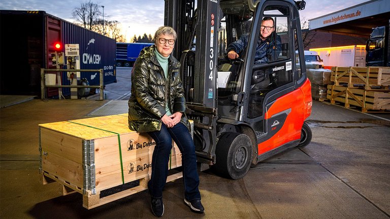 Petra Kathmann with her longtime colleague Kalle Zurborg