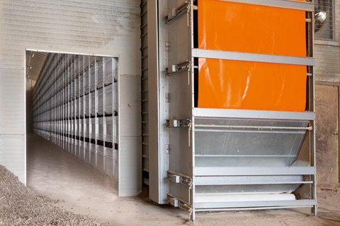 OptiSec manure drying tunnel