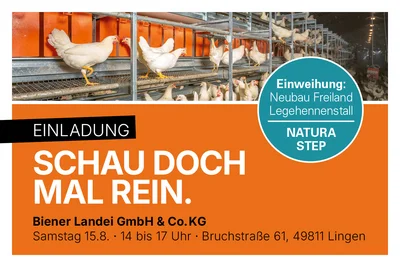 Einladung zur Stalleinweihung