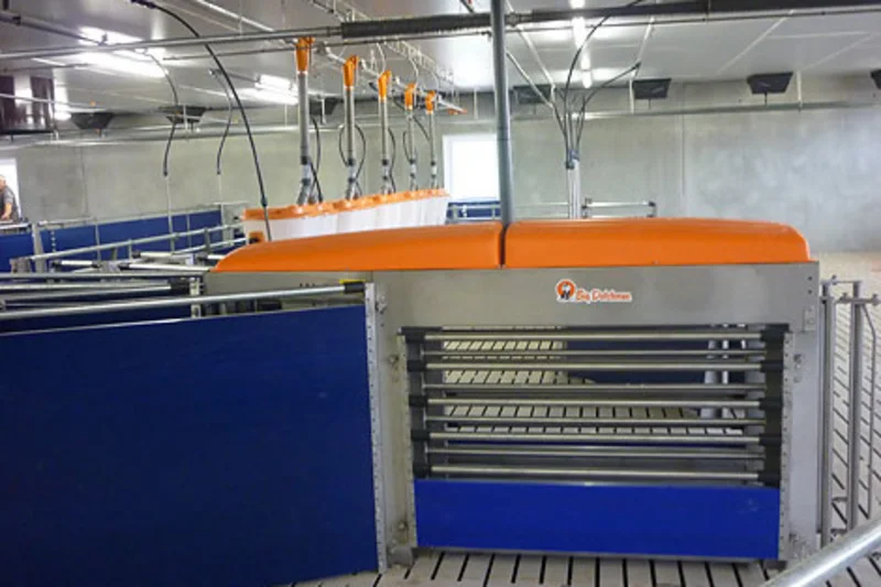 New pig house including pig equipment for 1,376 animal places 