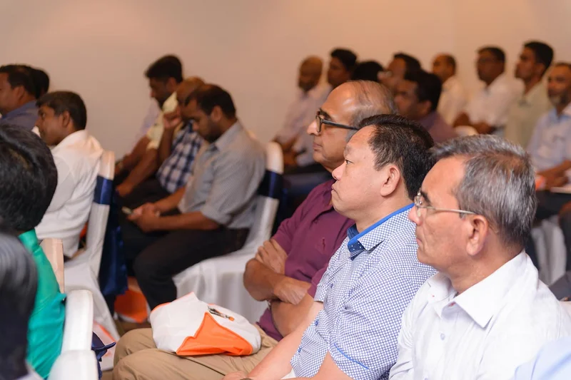 Customers attending the seminar on poultry production Customers attending the seminar on poultry production