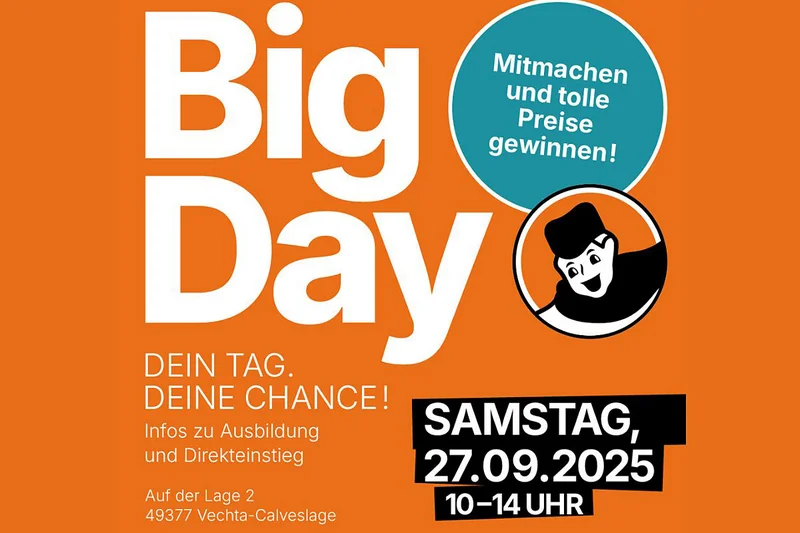 Willkommen beim Big Day! Willkommen beim Big Day!