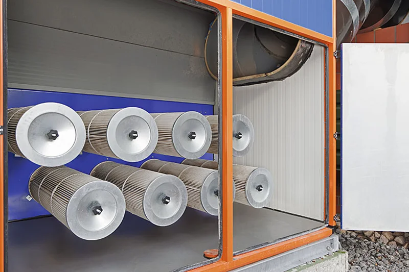Filter cartridges in filter unit