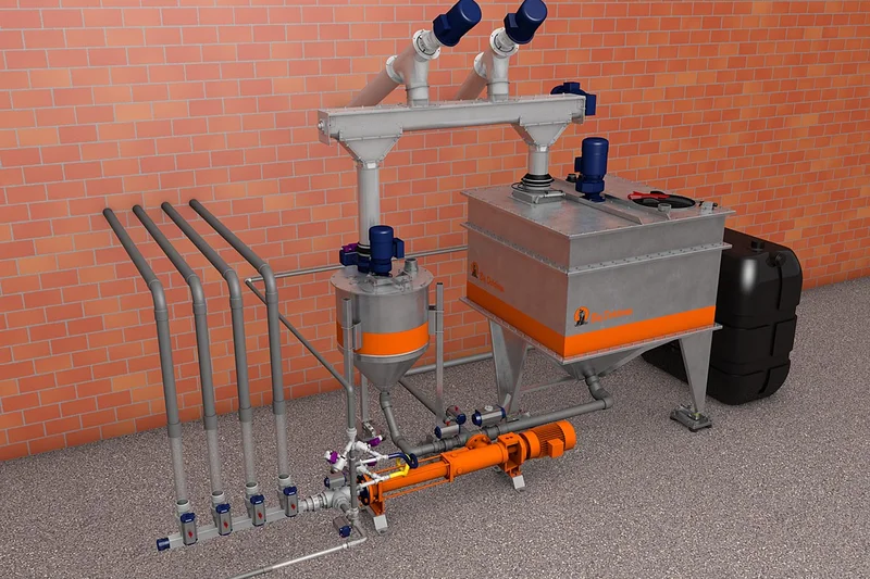 SwapTank system for liquid feeding