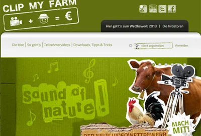 Video-Wettbewerb "Clip my Farm" erfährt große Resonanz Video-Wettbewerb "Clip my Farm" erfährt große Resonanz