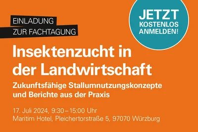 Einladung: Fachtagung Insektenzucht Einladung: Fachtagung Insektenzucht
