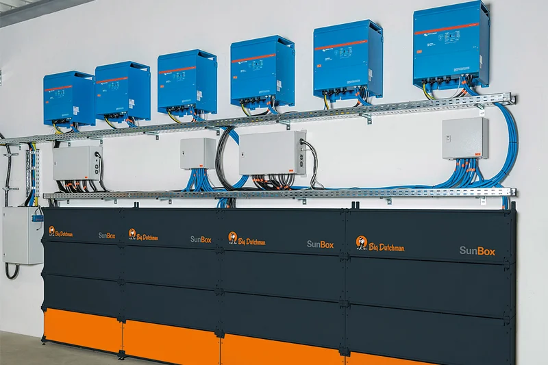 Covering up to 80 percent of farm energy demand with SunBox Battery box