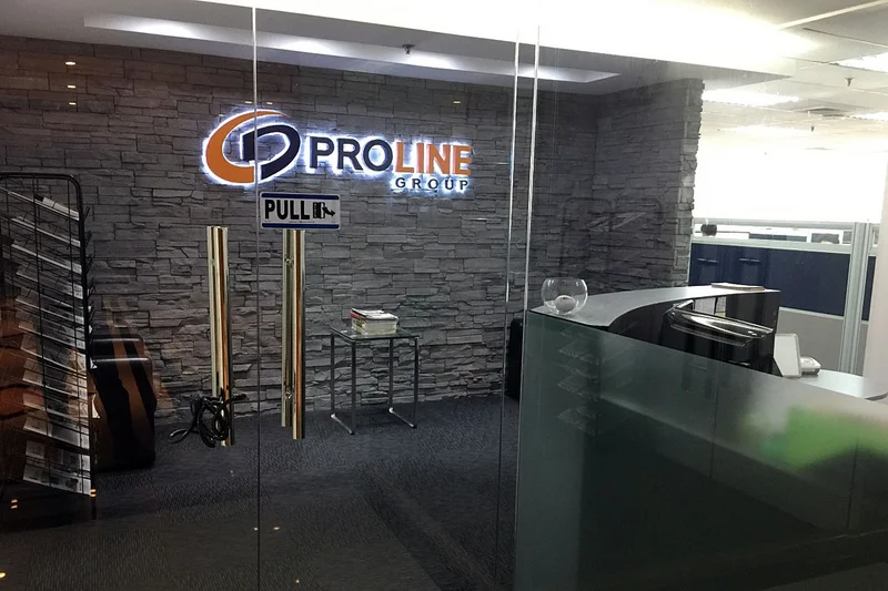 Inside the office 