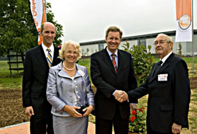 Les félicitations du Ministre-Président Christian Wulff