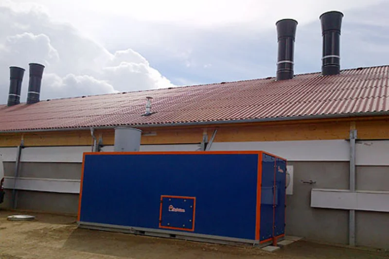 Léchangeur thermique Earny pour l'élevage de poulets de chair L'échangeur thermique Earny pour l'élevage de poulets de chair