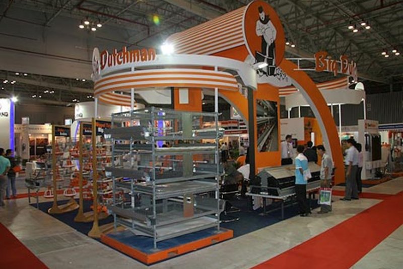 Modern poultry systems and pig equipment attract visitors