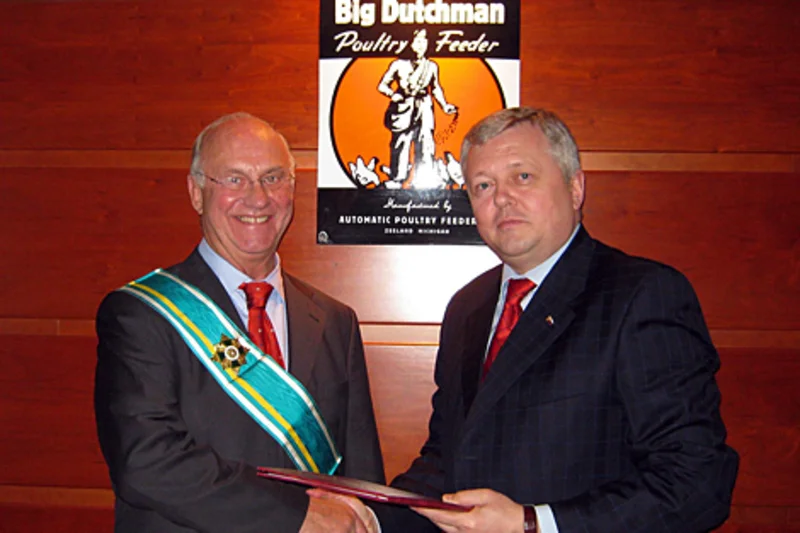 Russische Ehrenzeichen  für Dieter Hempelmann