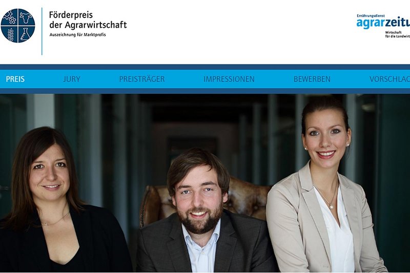 Förderpreis der Agrarwirtschaft 2016