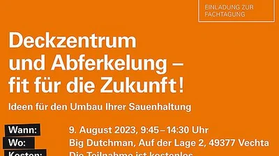 Einladung Fachtagung Sauenhaltung