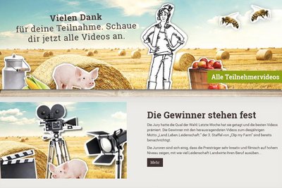 Screenshot der Webseite www.clipmyfarm