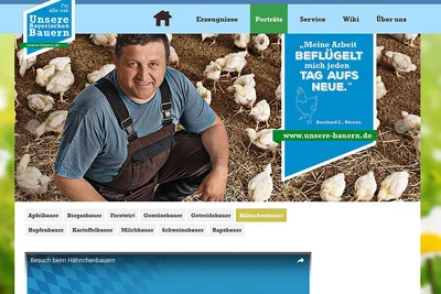Bernhard Schedl im Stall Bernhard Schedl im Stall