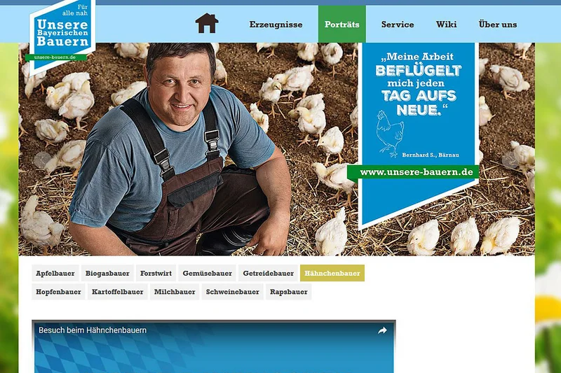 Bernhard Schedl im Stall Bernhard Schedl im Stall
