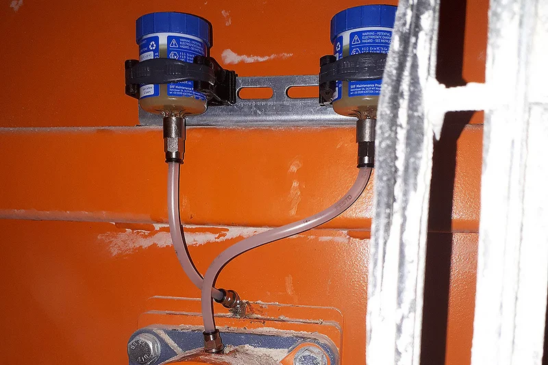 Automatisk fedtsmøring – sikrer effektiv produktion Automatisk fedtsmøring – sikrer effektiv produktion