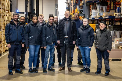 Wählen Sie demokratisch! Eine Gruppe von Menschen